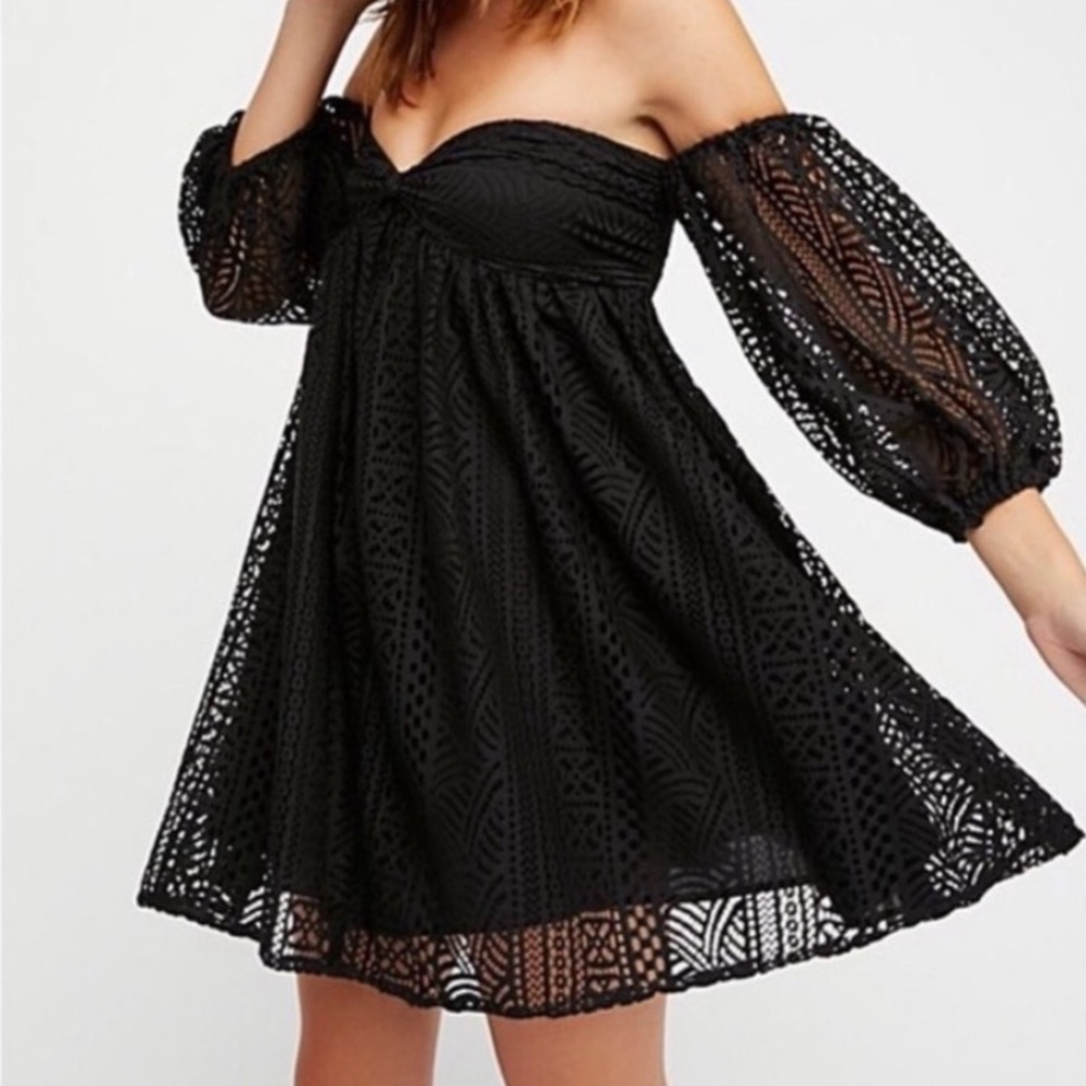 Free People Emmy Lou Mini Dress